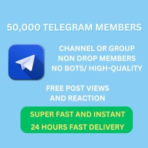 Telegram Channel/Group Members | New | Start: Instant | Speed: 50K/Day | Low/Non-Drop | Refill: 30 Days | MAX 50K