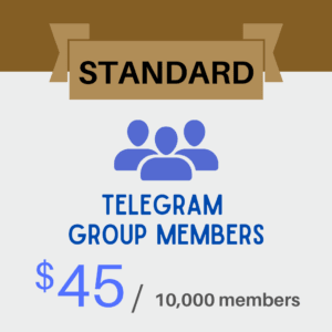 [STANDARD] Telegram Group Members – 10,000 members