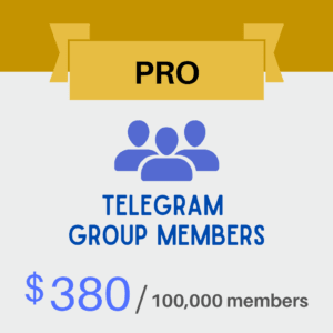 [PRO] Telegram Group Members – 100,000 members