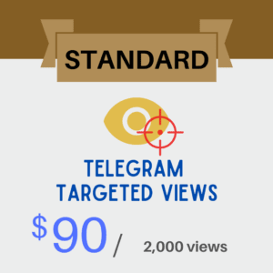 [STANDARD] Telegram Targeted Views – 2,000 views