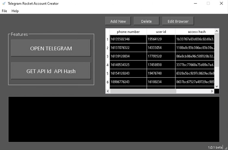 Telegram Bulk Account Creator Telegram Rocket ( Lifetime Activation