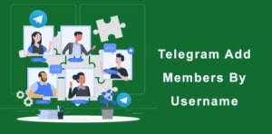 add telegram by username